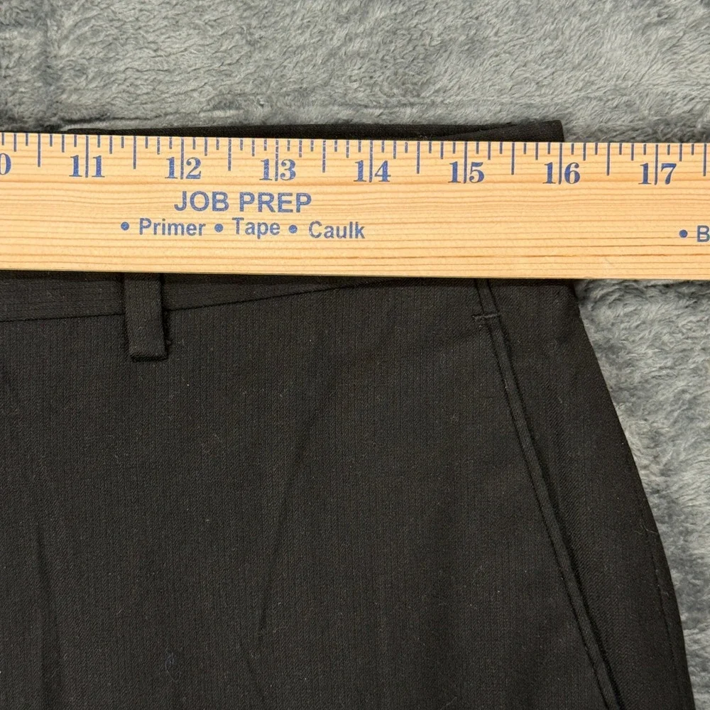 J. Ferrar Dress Pants Men 32x30 Black‎ Modern Fit Trousers SS6-3604